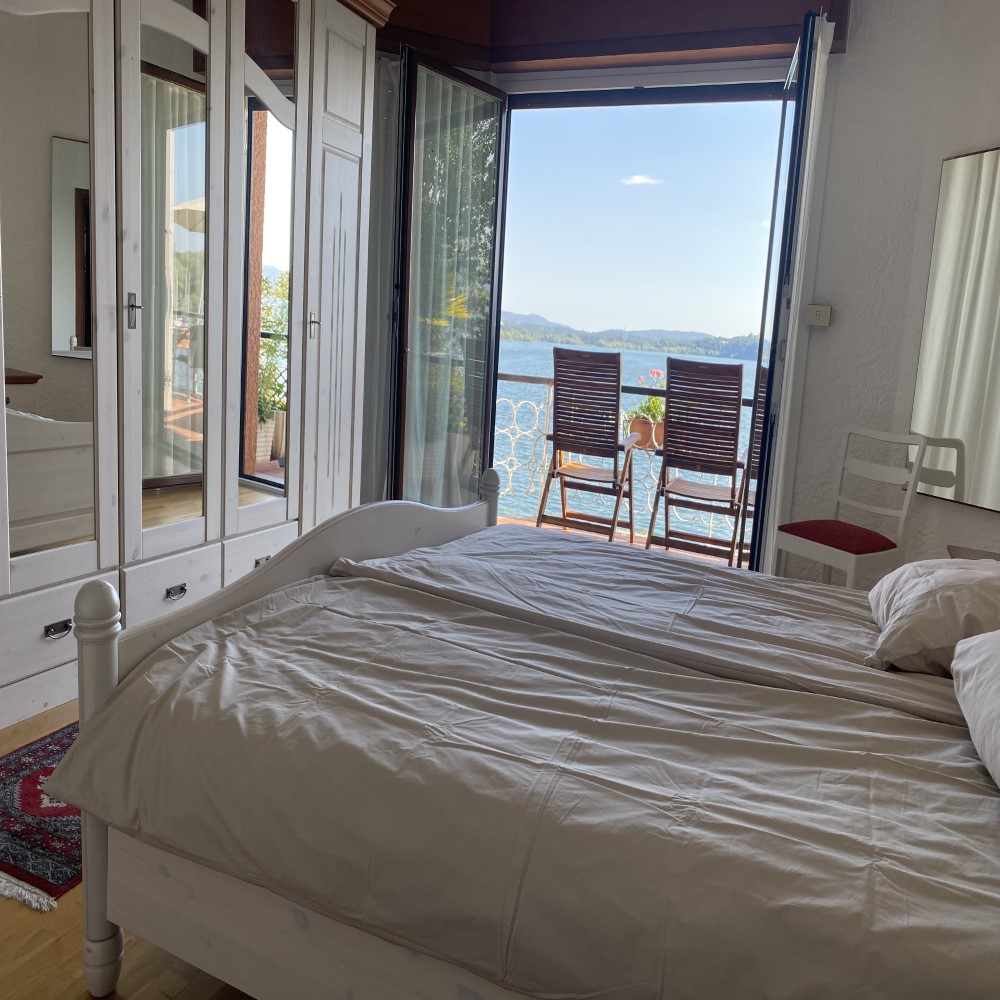 Blick aus dem Schlafzimmer